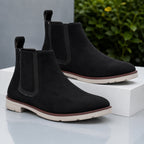 BAXXICO Mens Premium Chelsea Boots Classic Slip On Smart Casual