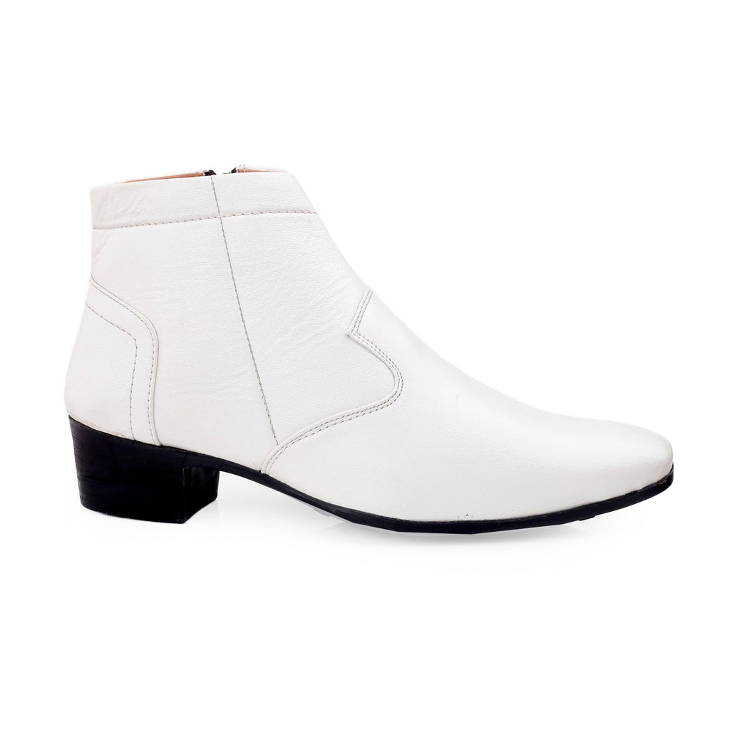 BAXXICO Height Increasing Formal Ankle Zipper Boots