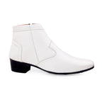 BAXXICO Formal Ankle Zipper Boots for Men