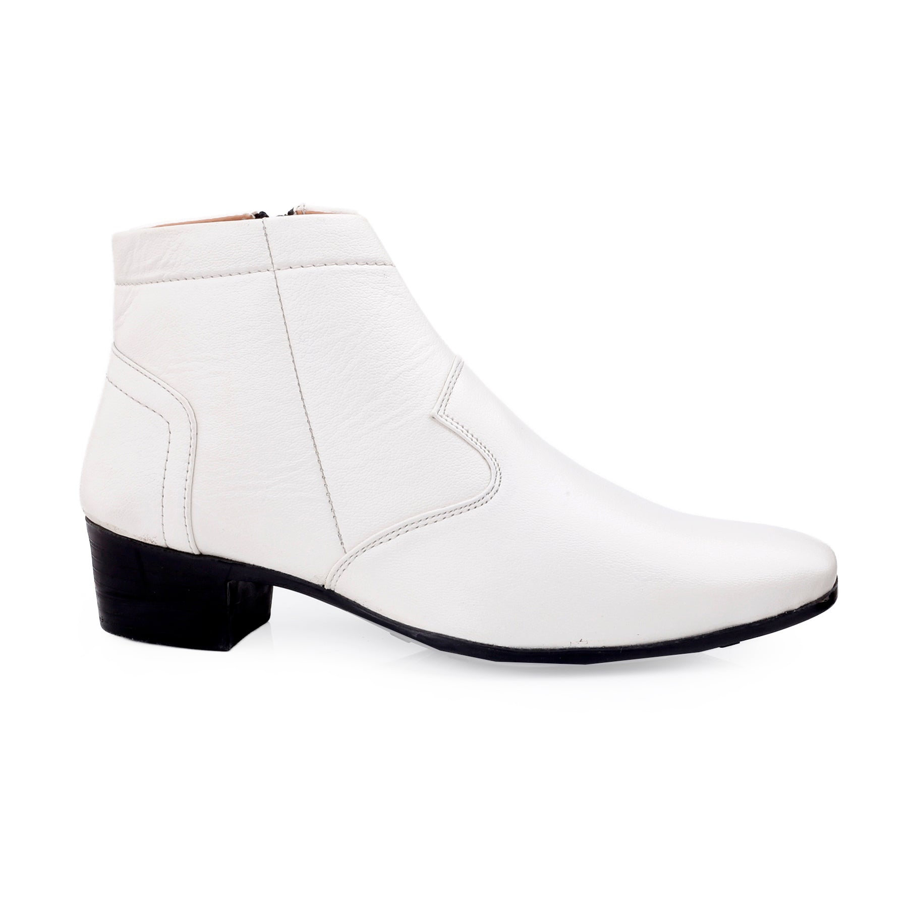 BAXXICO Height Increasing Formal Ankle Zipper Boots