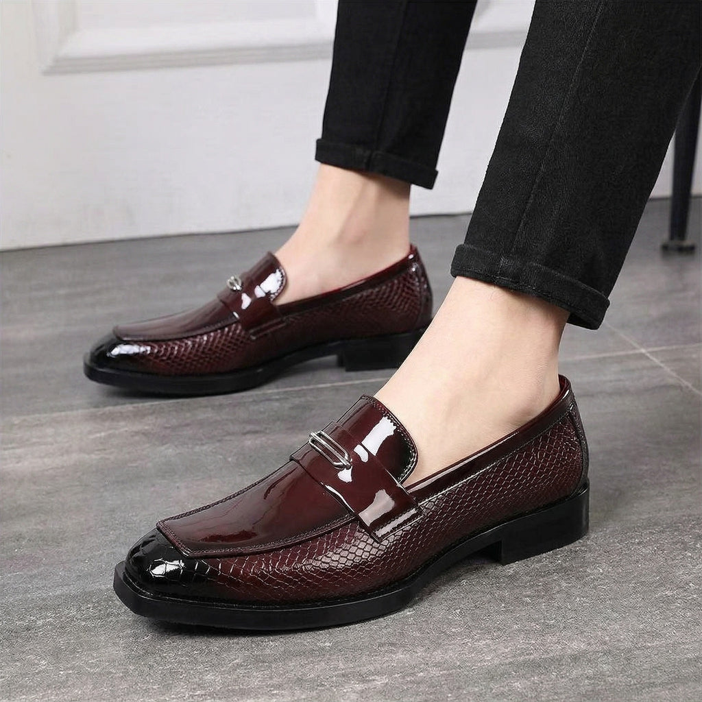 BAXXICO Luxury Party Wear Shoes with Elevated Heel Design for Men
