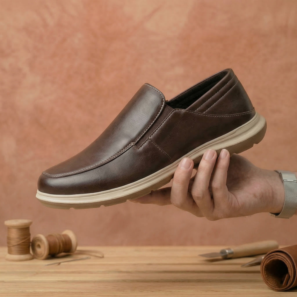 BAXXICO Mens Comfortable Slip On Shoes Versatile Office & Casual Wear