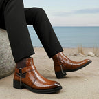 BAXXICO Mens comfortable faux leather Stylish boots