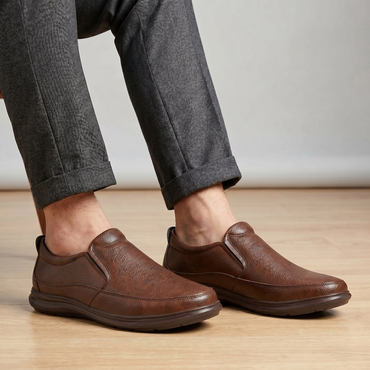 BAXXICO Mens Premium Comfort Slip On Shoes