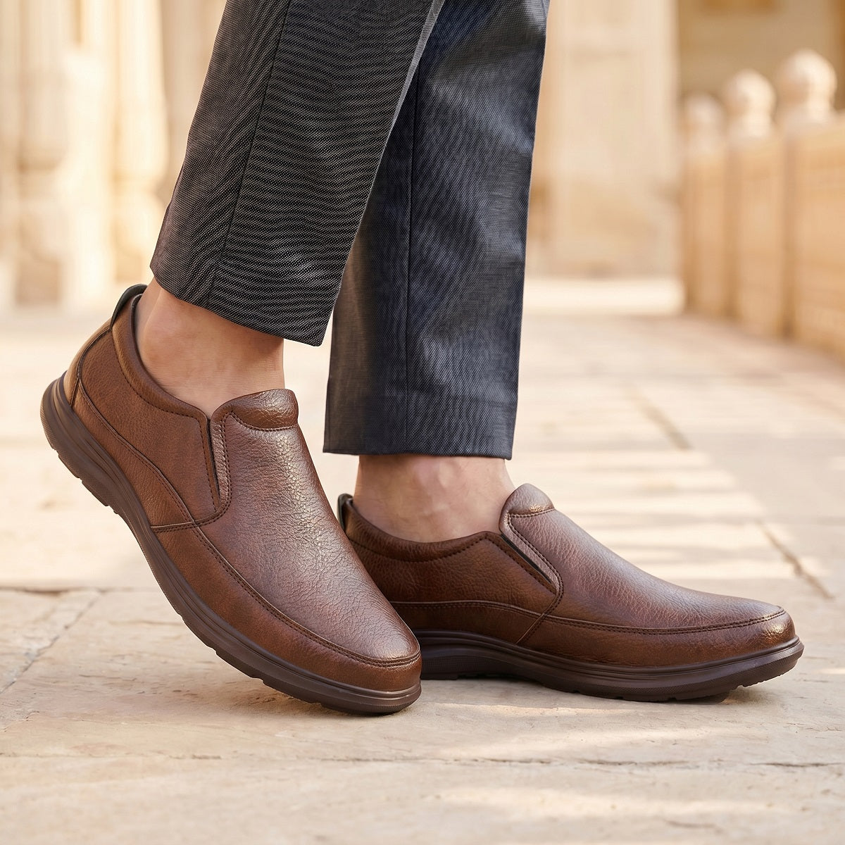BAXXICO Mens Premium Comfort Slip On Shoes