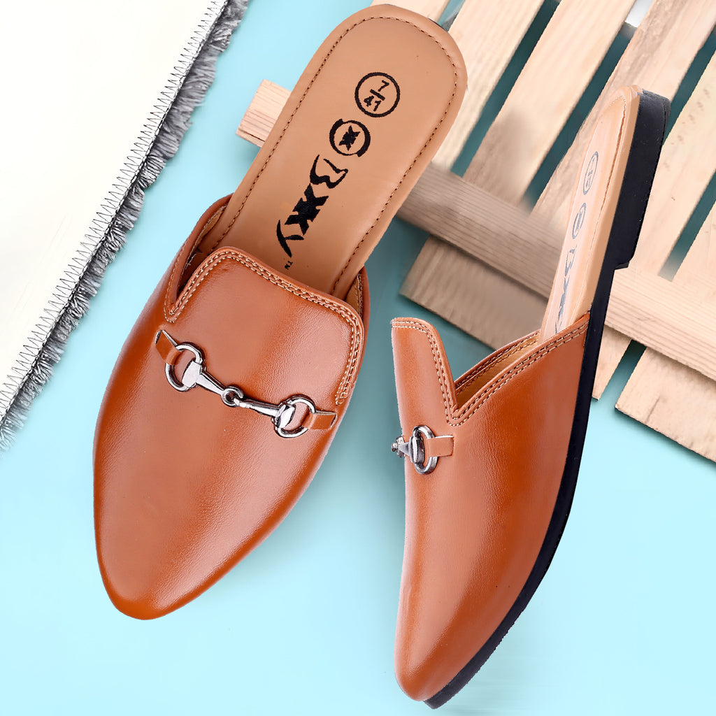 BAXXICO Mens Vegan Leather Material Latest Stylish Mules