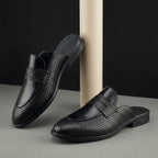 BAXXICO Stylish Mens Mule Shoes with Luxury Fashion Inspired Finish