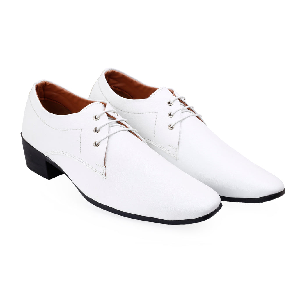 Mens Office Wear Height Increasing Derby Formal Shoes