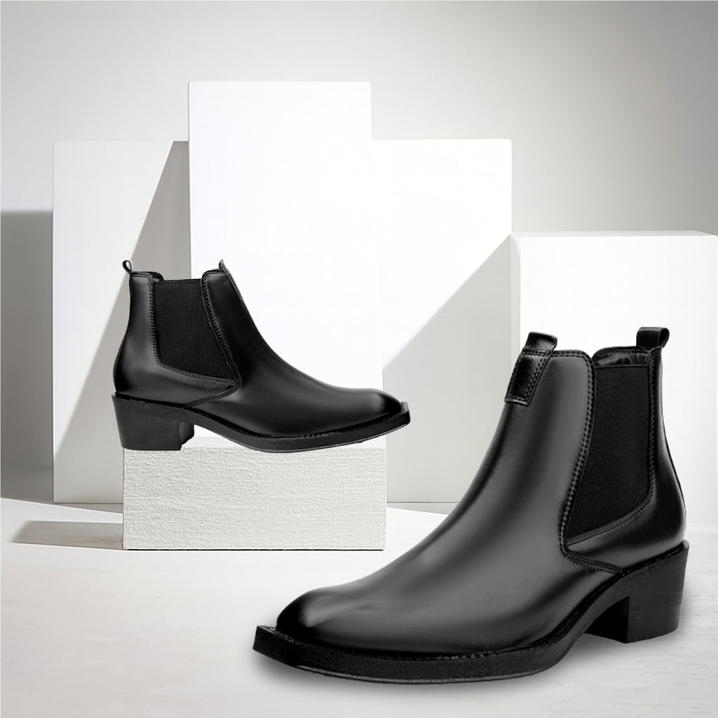 BAXXICO Mens 2 Inches Stylish Height Lifting Boots
