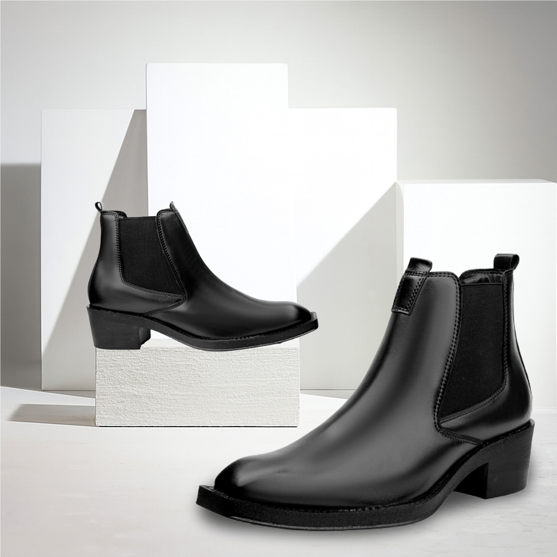 BAXXICO Mens 2 Inches Stylish Height Lifting Boots