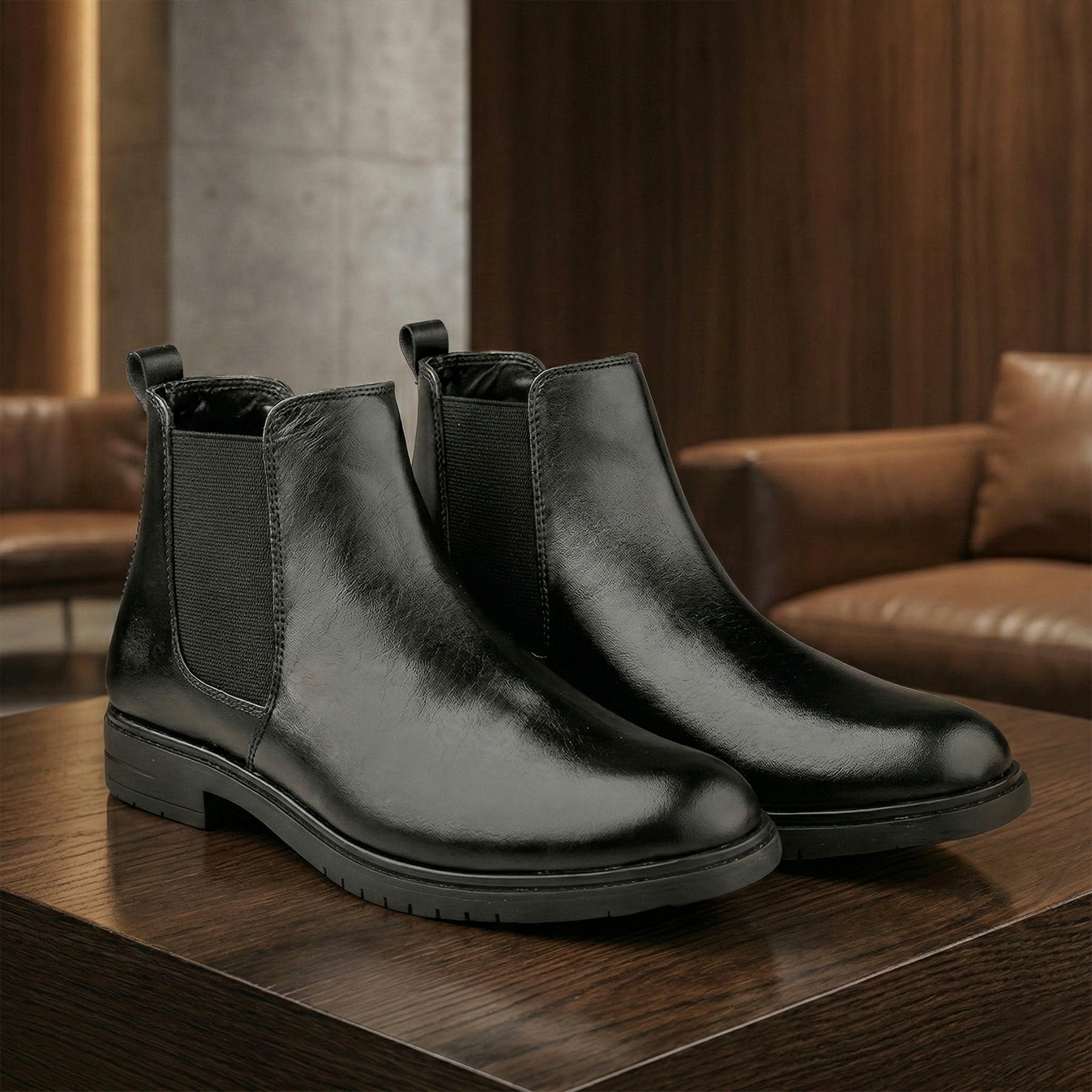 Baxxico New Stylish Men Slip on Ankle Stylish Boots