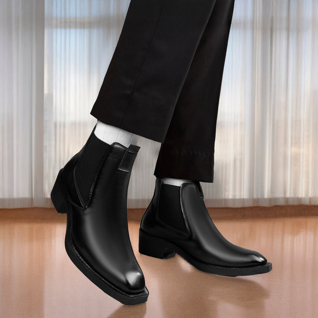 BAXXICO Mens 2 Inches Stylish Height Lifting Boots
