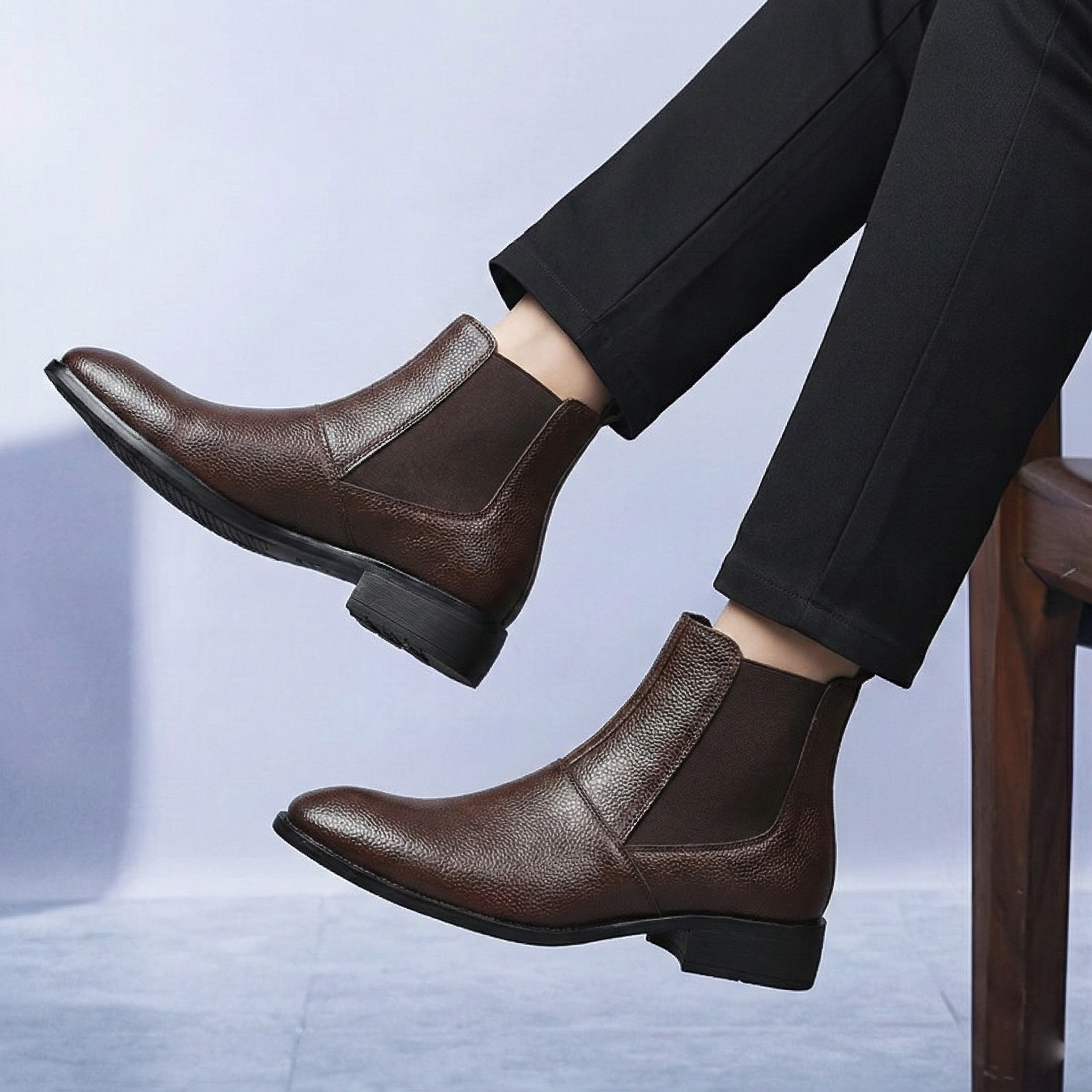 BAXXICO Luxury Mens Boots Designed to Add Extra Height & Confidence