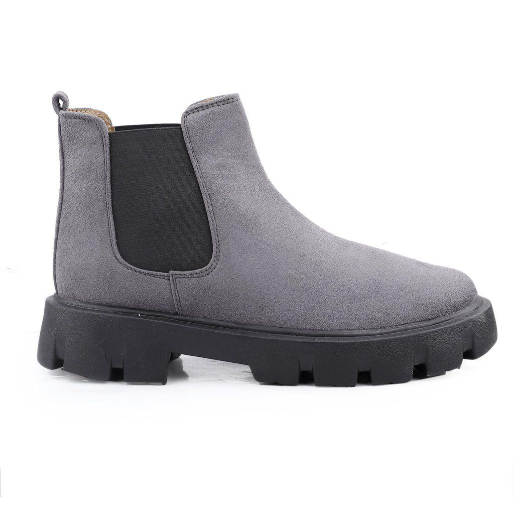 Baxxico Vegan Suede Ultra Comfortable Slip-on Boots for Men