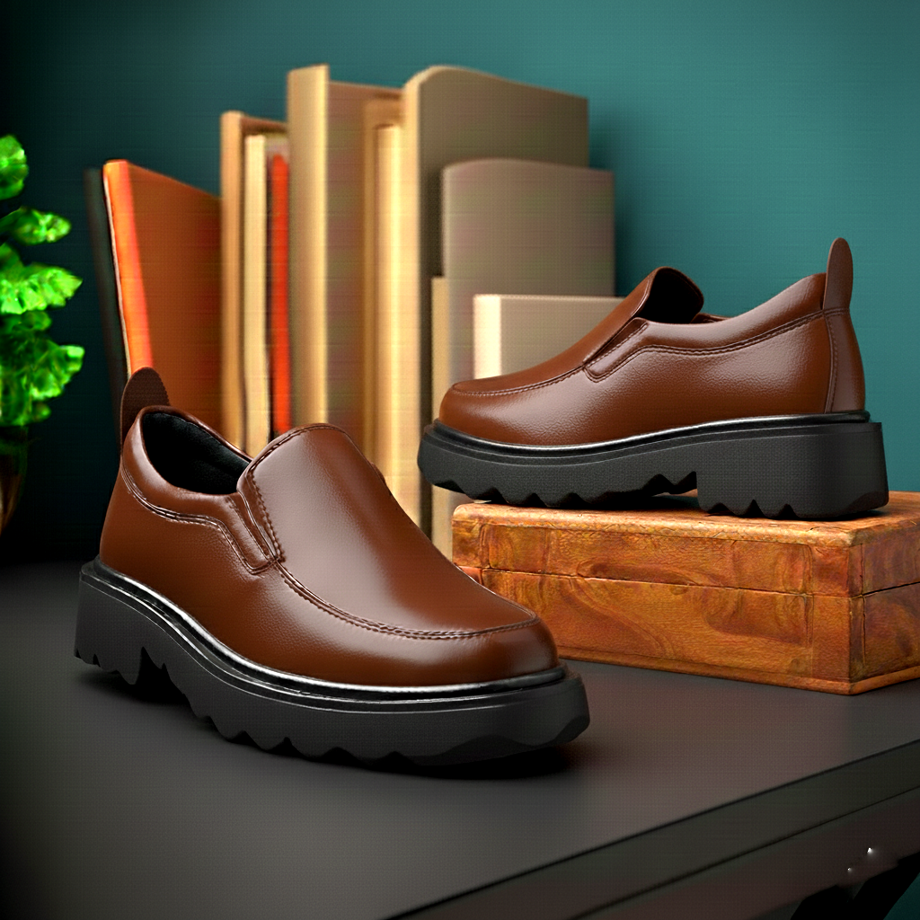 BAXXICO Mens Casual Formal Slip On Shoes Smart & Sophisticated Look