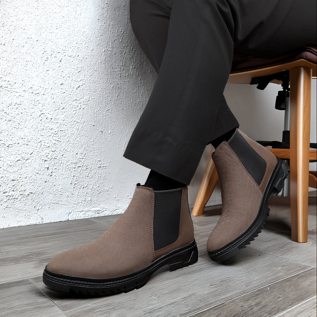 BAXXICO Classic Chelsea Boots for Men Durable & Comfortable Fit