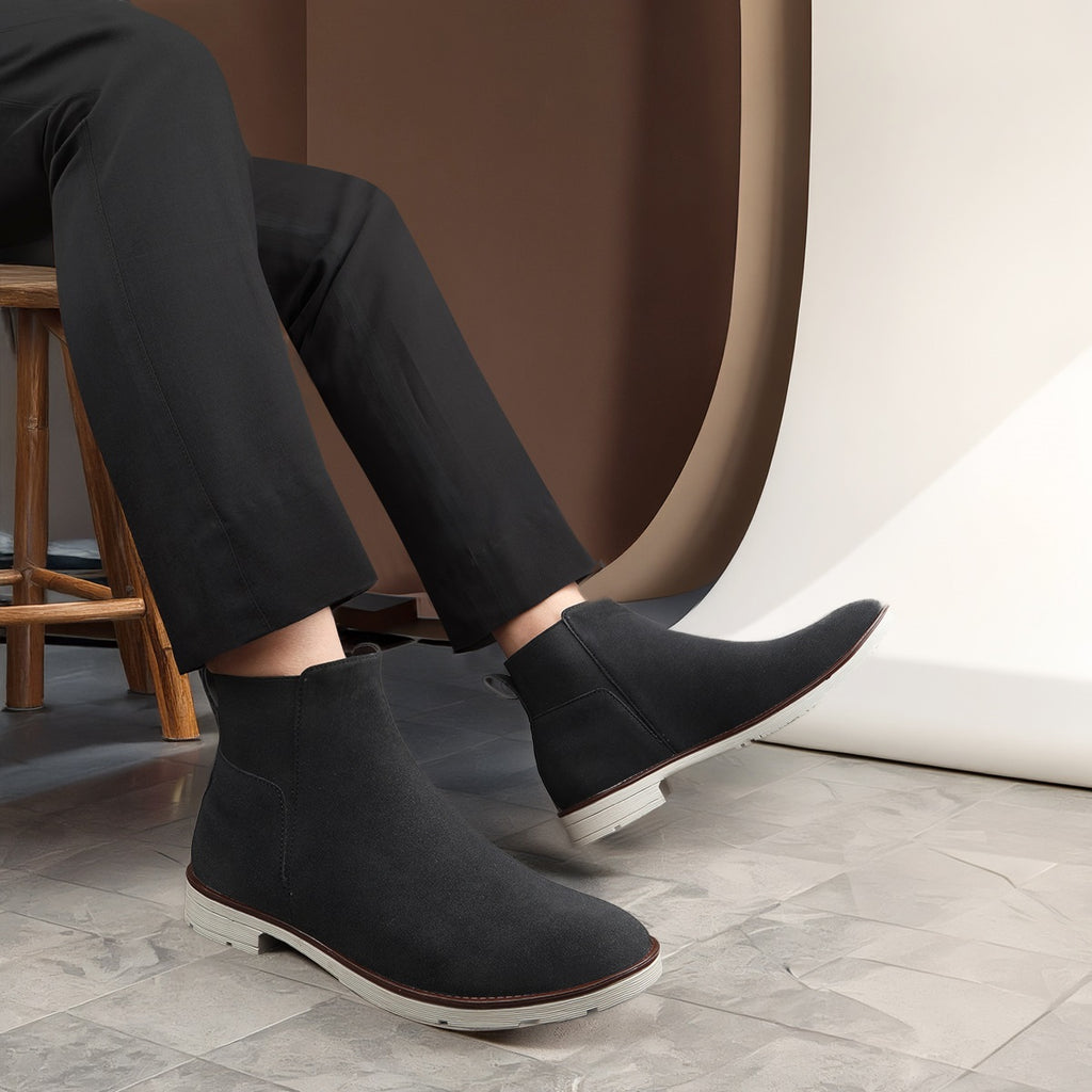 BAXXICO Mens Chelsea Boots Clean Lines Confident Style