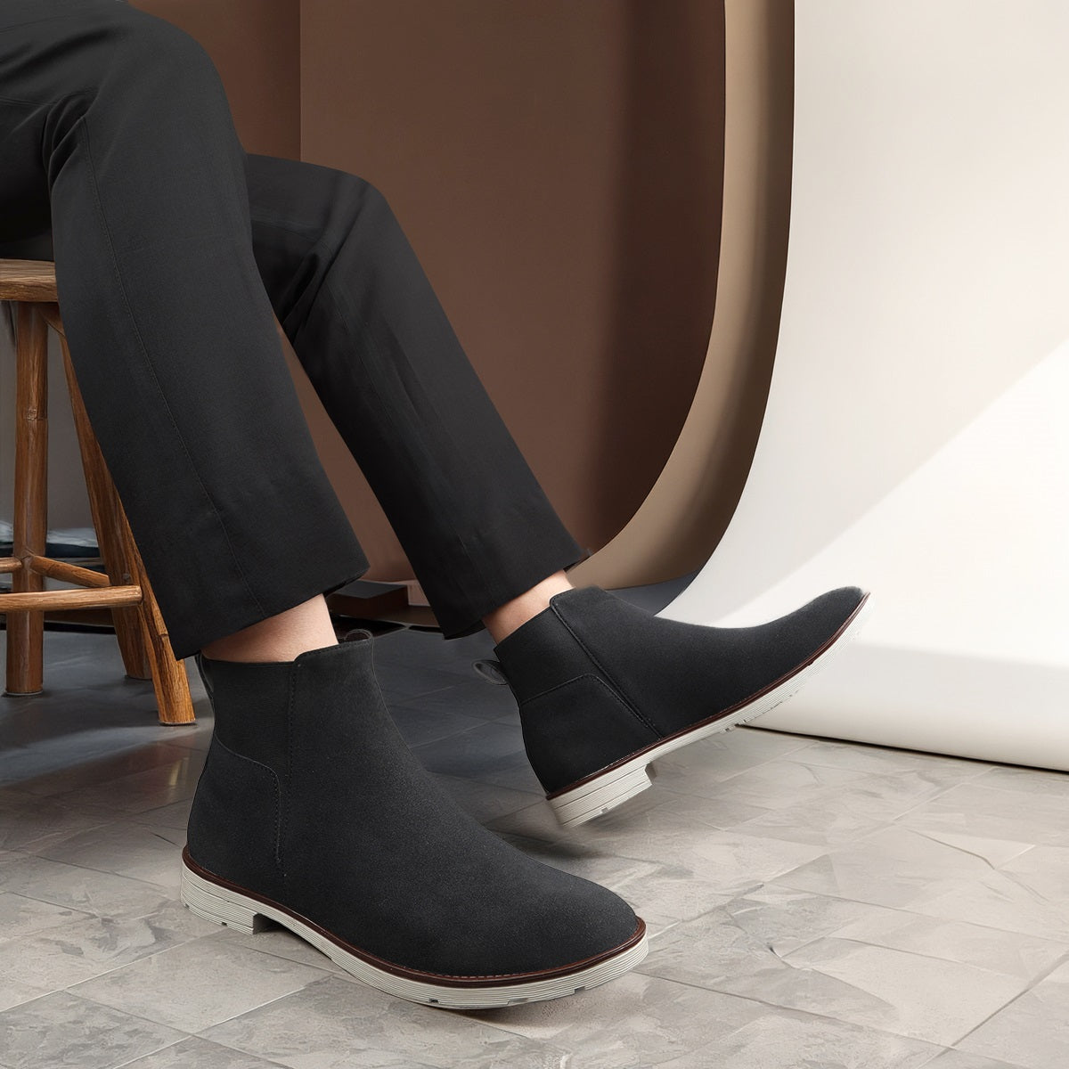 BAXXICO Mens Chelsea Boots Clean Lines Confident Style