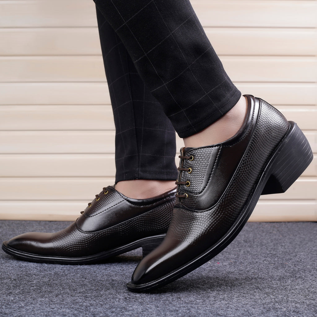 Mens New Stylish Partywear Lace up Formal Shoes for Men