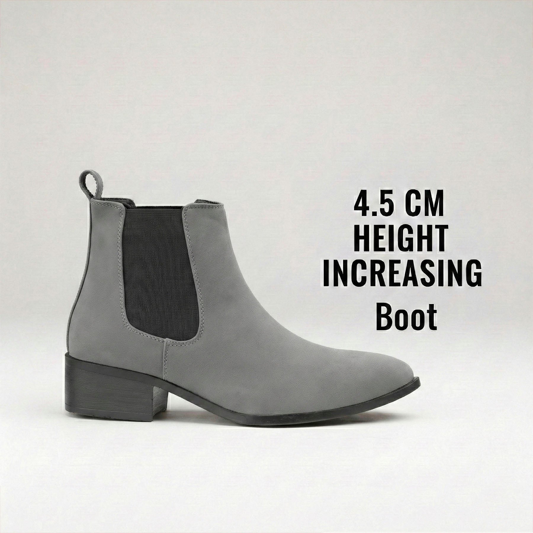 BAXXICO Smart Casual Mens Boots with 4.5cm Heel Height