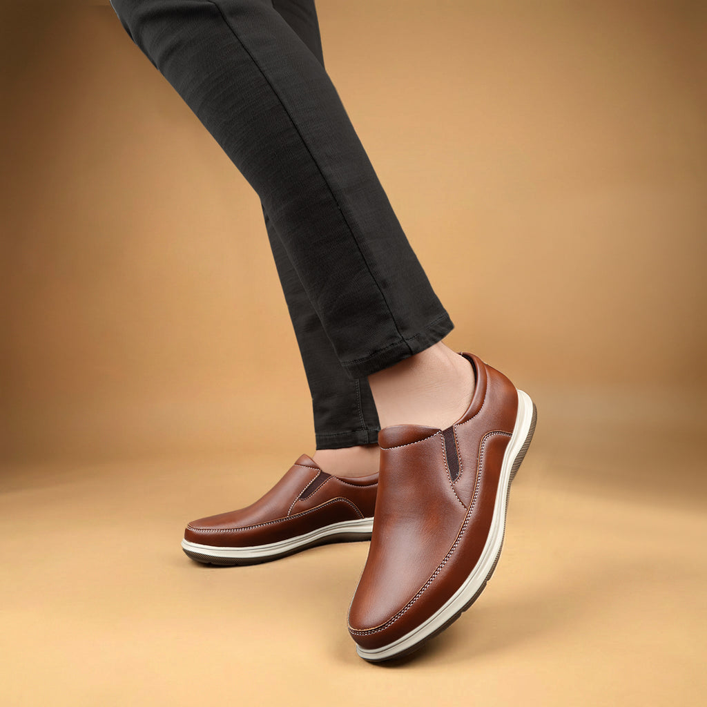 BAXXICO Mens Casual Slip On Shoes Durable Comfort for Office & Walking