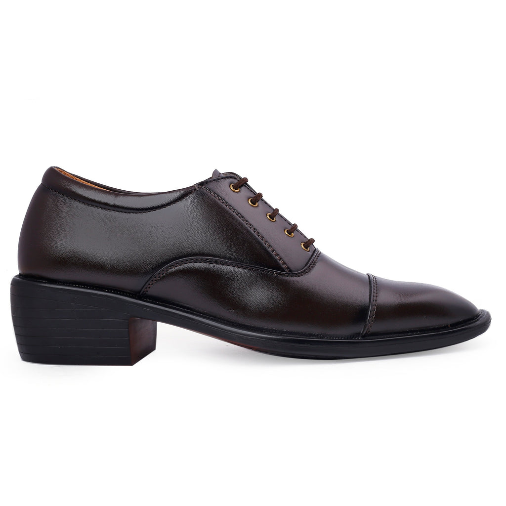Mens Height Increasing Formal Office Wear Lace Up Shoe