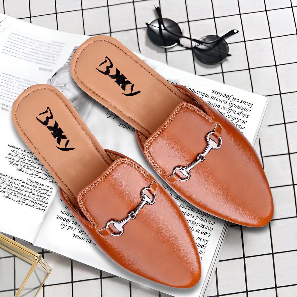 BAXXICO Mens Vegan Leather Material Latest Stylish Mules