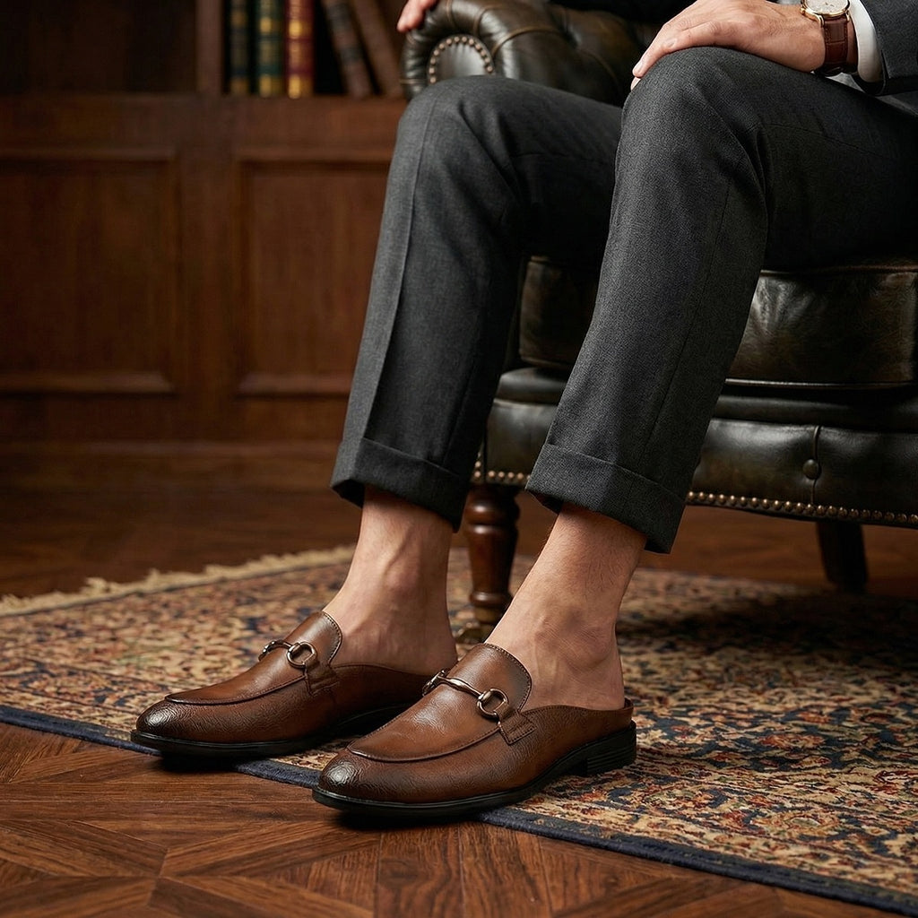 BAXXICO Premium Mule Loafers for Smart Everyday Fashion