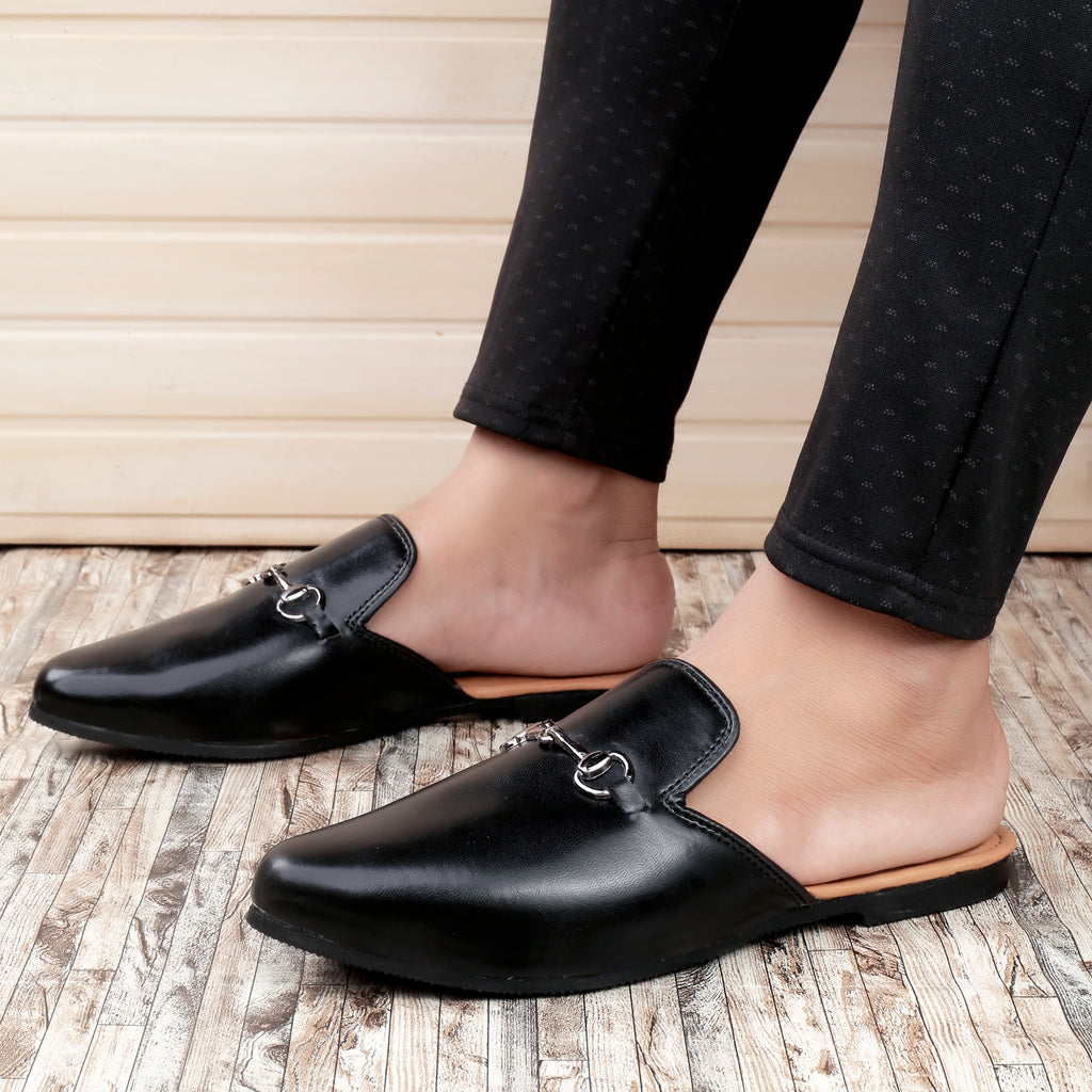 BAXXICO Mens Vegan Leather Material Latest Stylish Mules