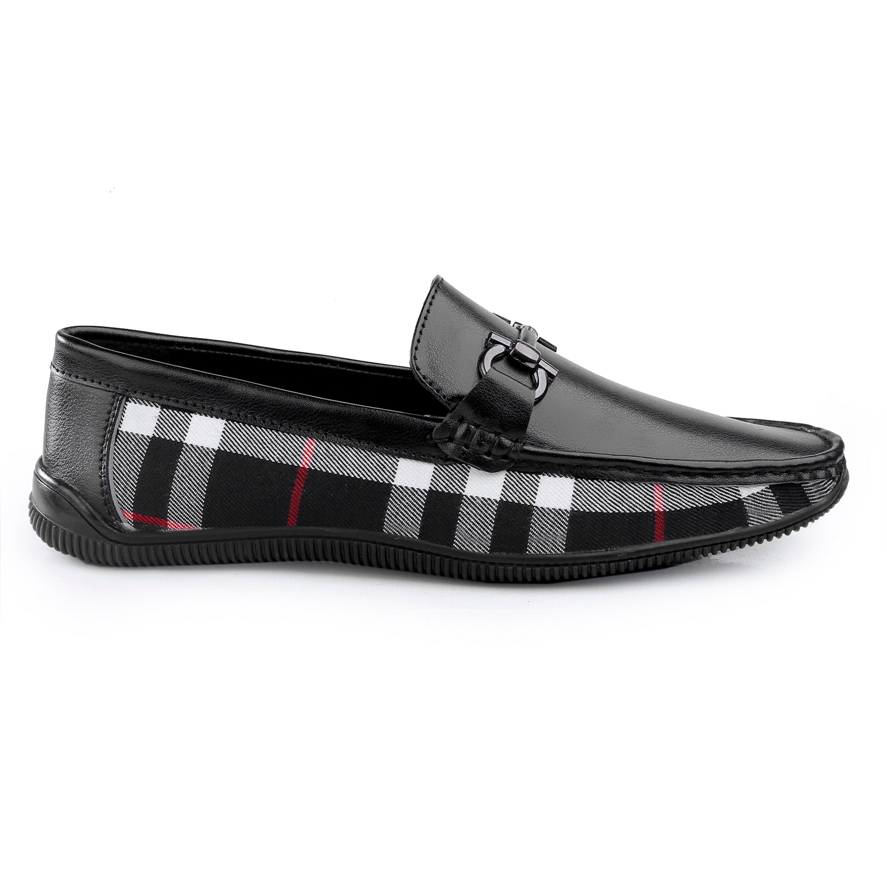 BAXXICO Stylish And Comfortable Checker Loafers for Men