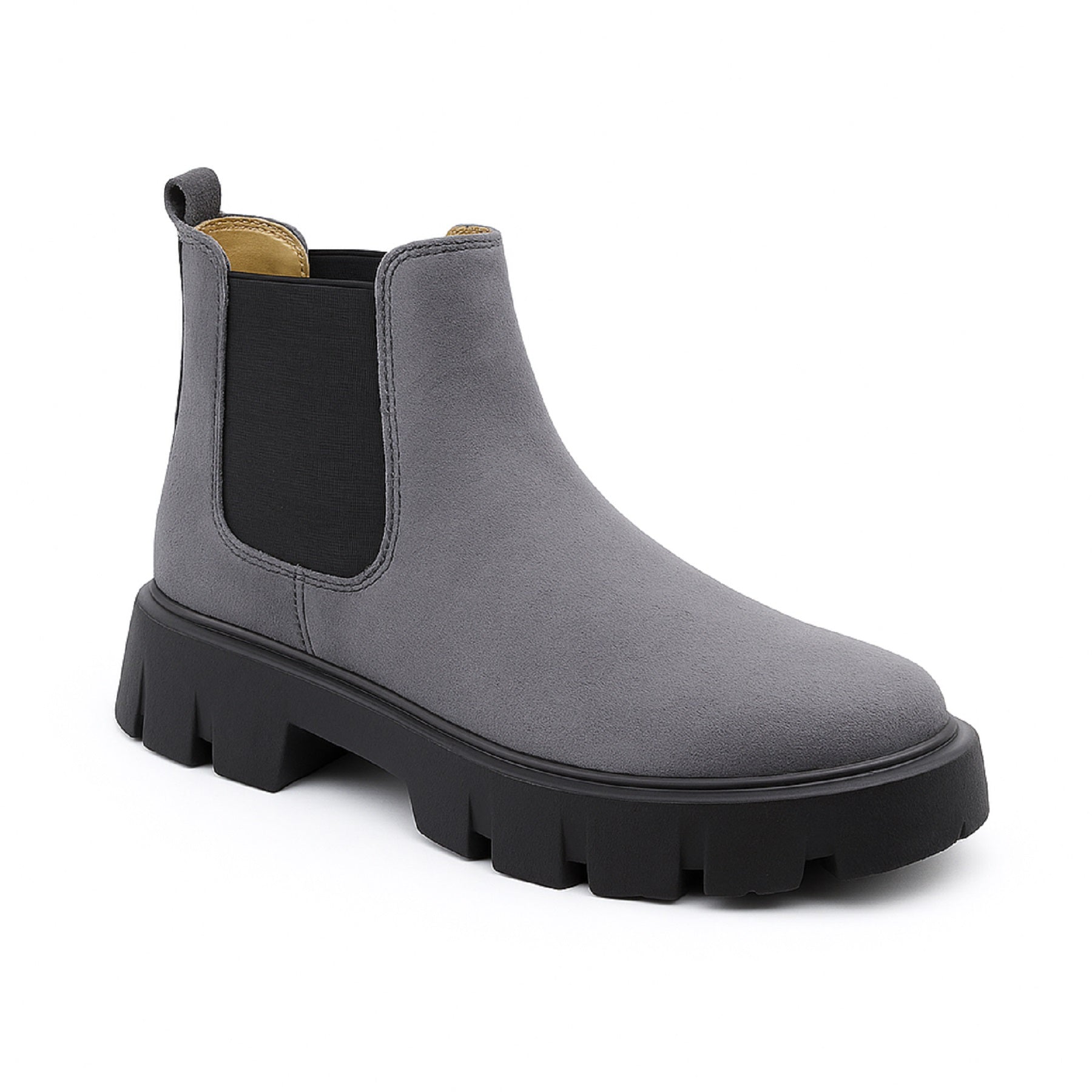 Baxxico Vegan Suede Ultra Comfortable Slip-on Boots for Men