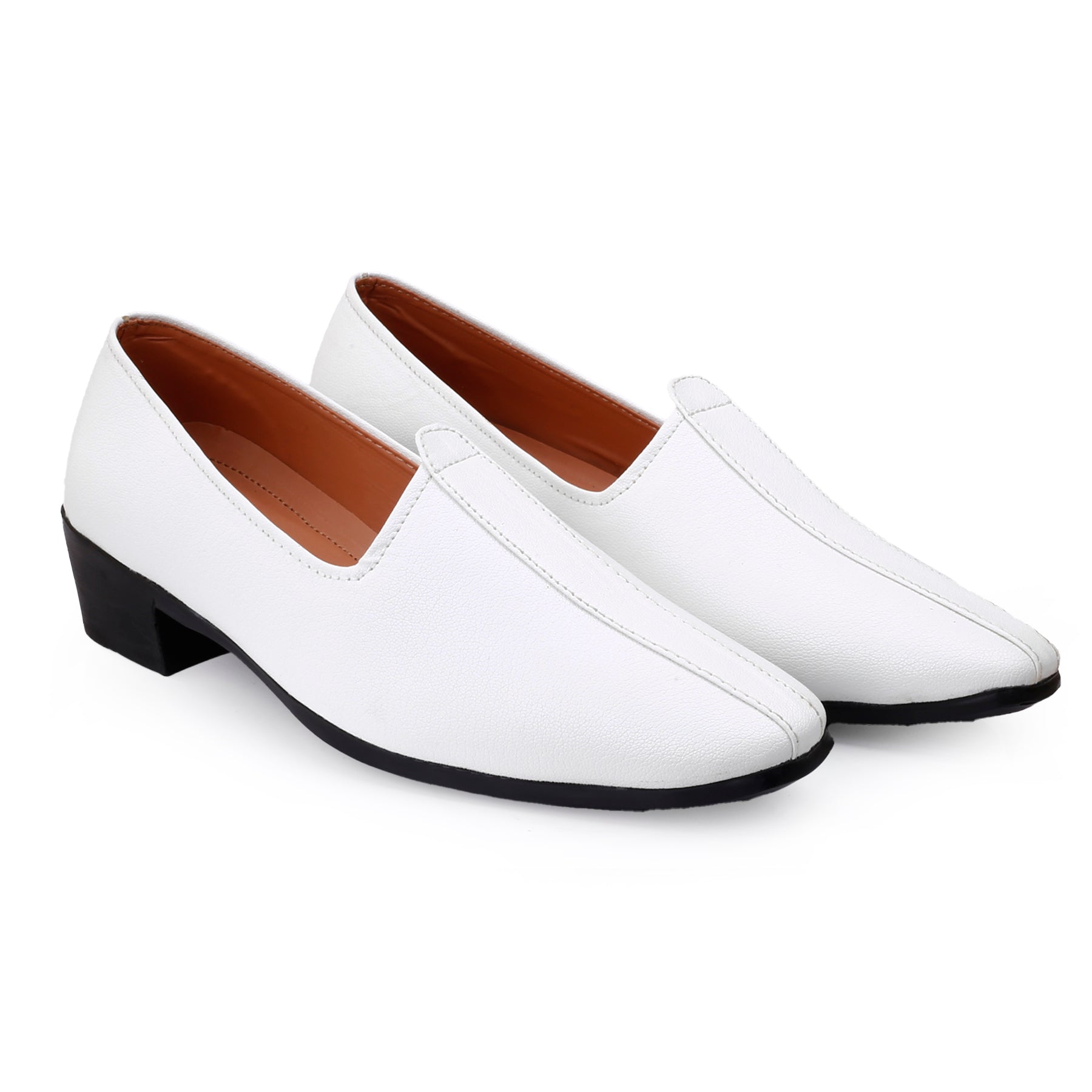 BAXXICO 2 Inch Height Increasing Mens Traditional Casual Punjabi Jutti