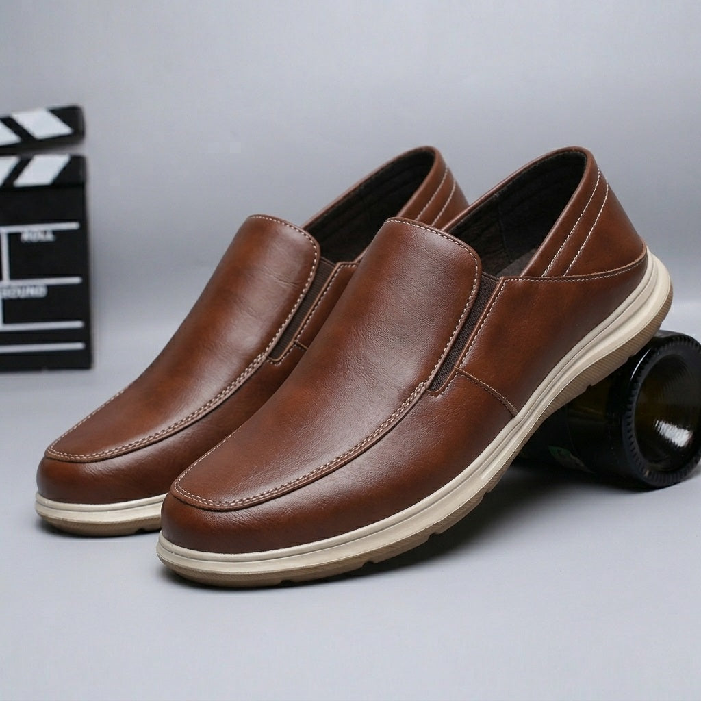 BAXXICO Mens Comfortable Slip On Shoes Versatile Office & Casual Wear