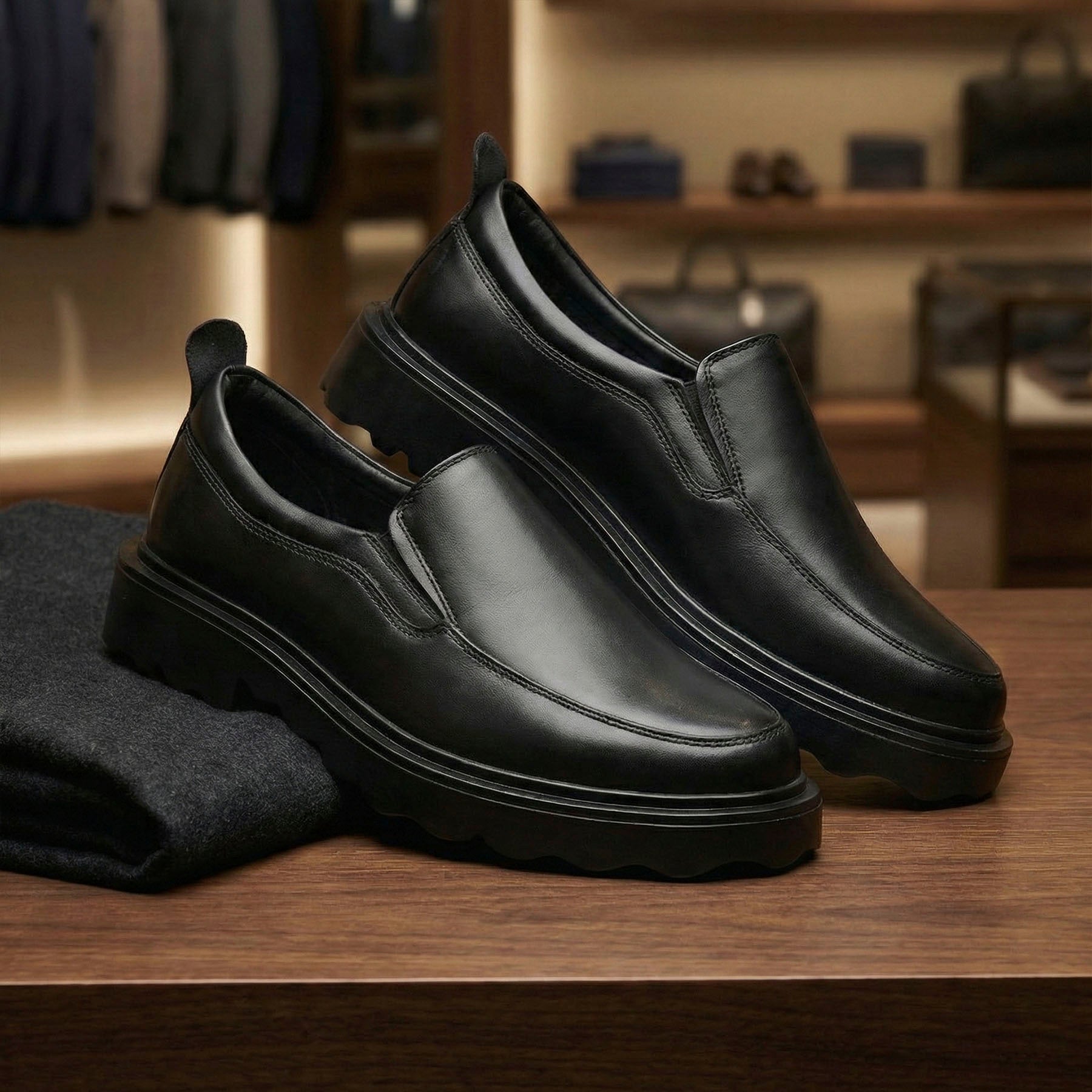 BAXXICO Mens Casual Formal Slip On Shoes Smart & Sophisticated Look