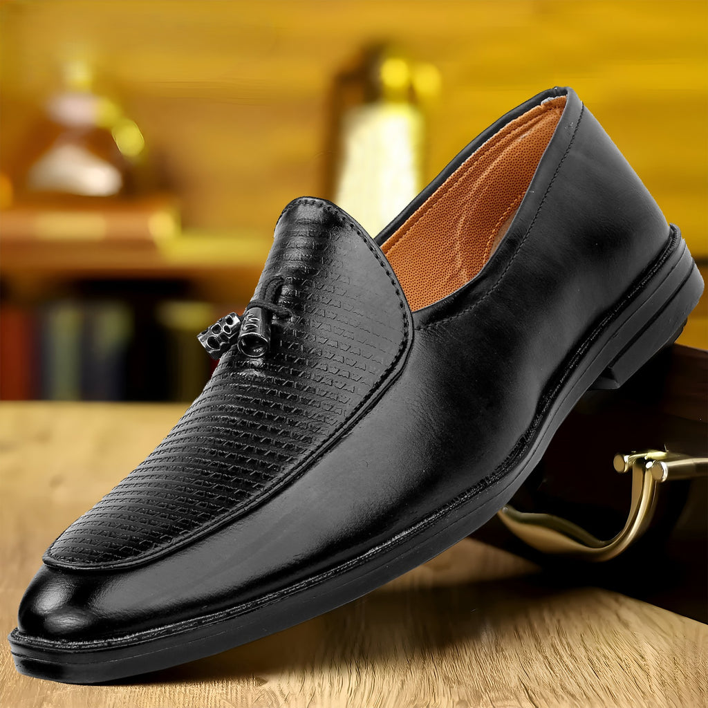 Baxxico Party Wear Premium Range Tassel Formal Slip ons for Men