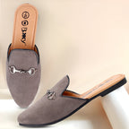 BAXXICO Mens Suede Material Latest Stylish Slip on Mules