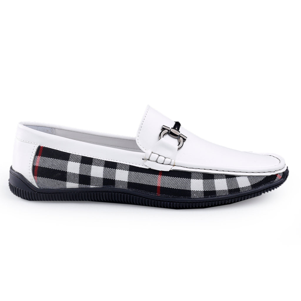 BAXXICO Stylish And Comfortable Checker Loafers for Men