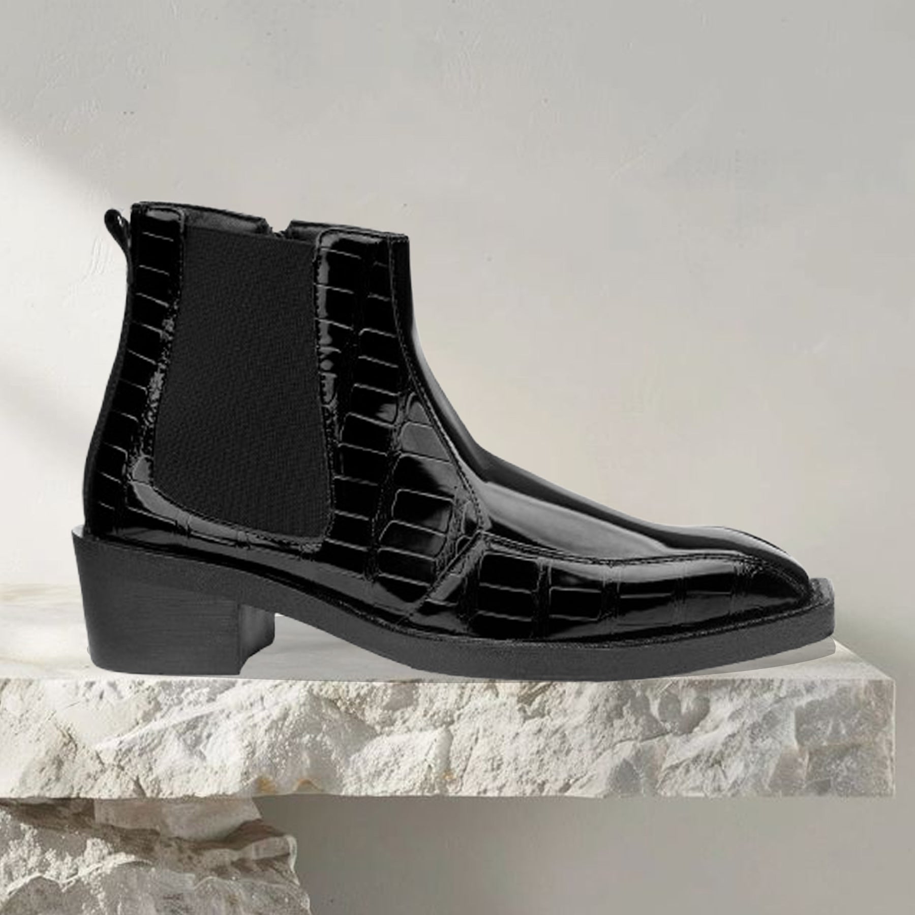 BAXXICO Mens Elevator Boots for Extra 2 Inches Height