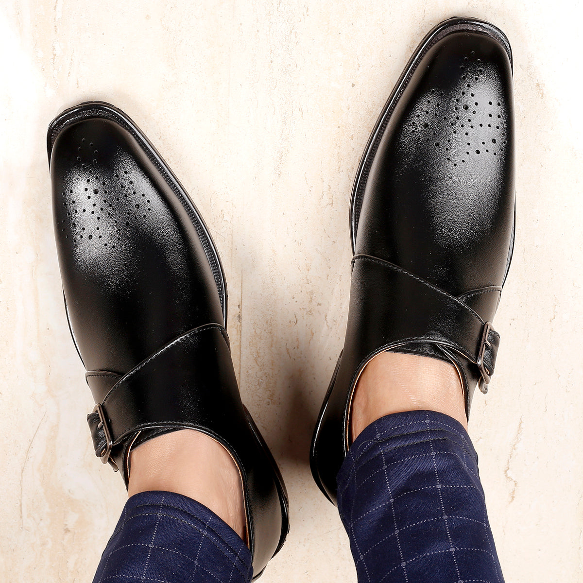 BAXXICO Height Increasing Monk Slip on For Men