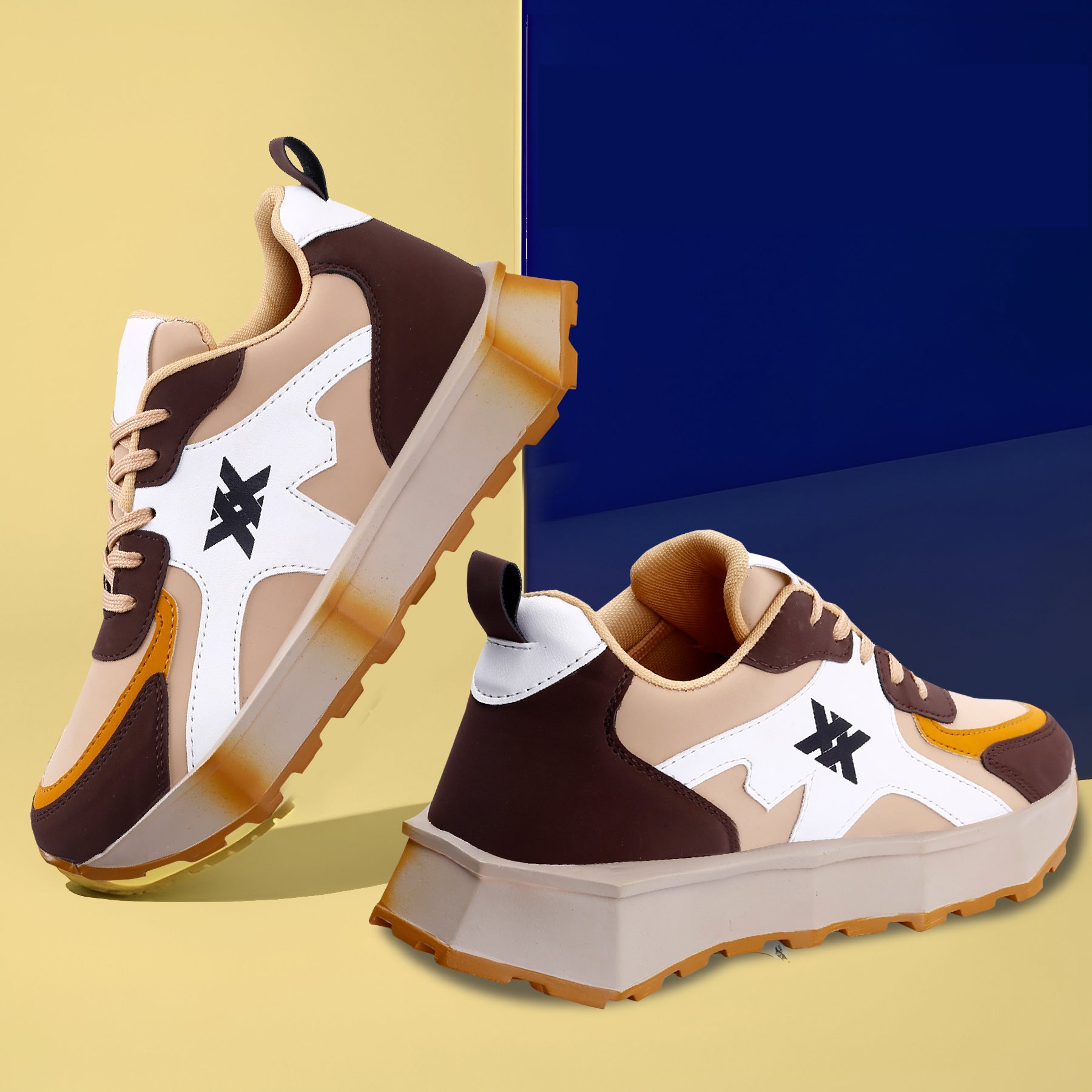 Baxxico High-end Fashionable Sole Lace up Designer Casual Shoes for Men