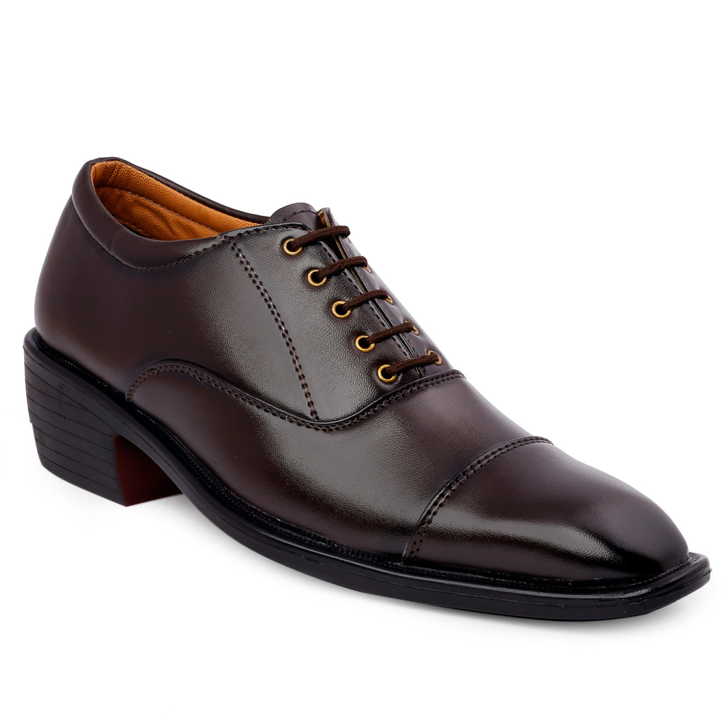 Mens Height Increasing Formal Office Wear Lace Up Shoe