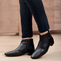 BAXXICO 2 Inch Height Increasing Ankle Zipper Boots For Men