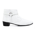 BAXXICO Office Wear Zipper and Buckle Boots for Men
