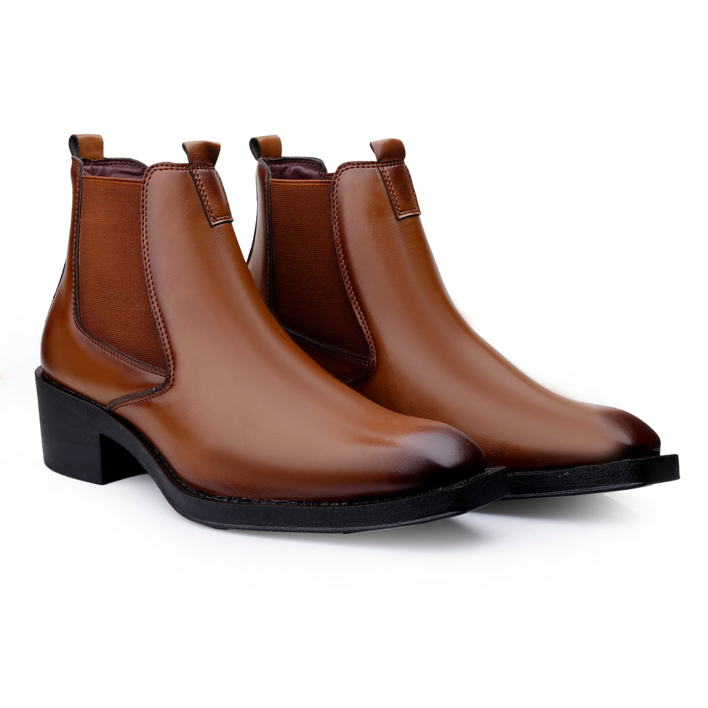 BAXXICO Mens 2 Inches Stylish Height Lifting Boots