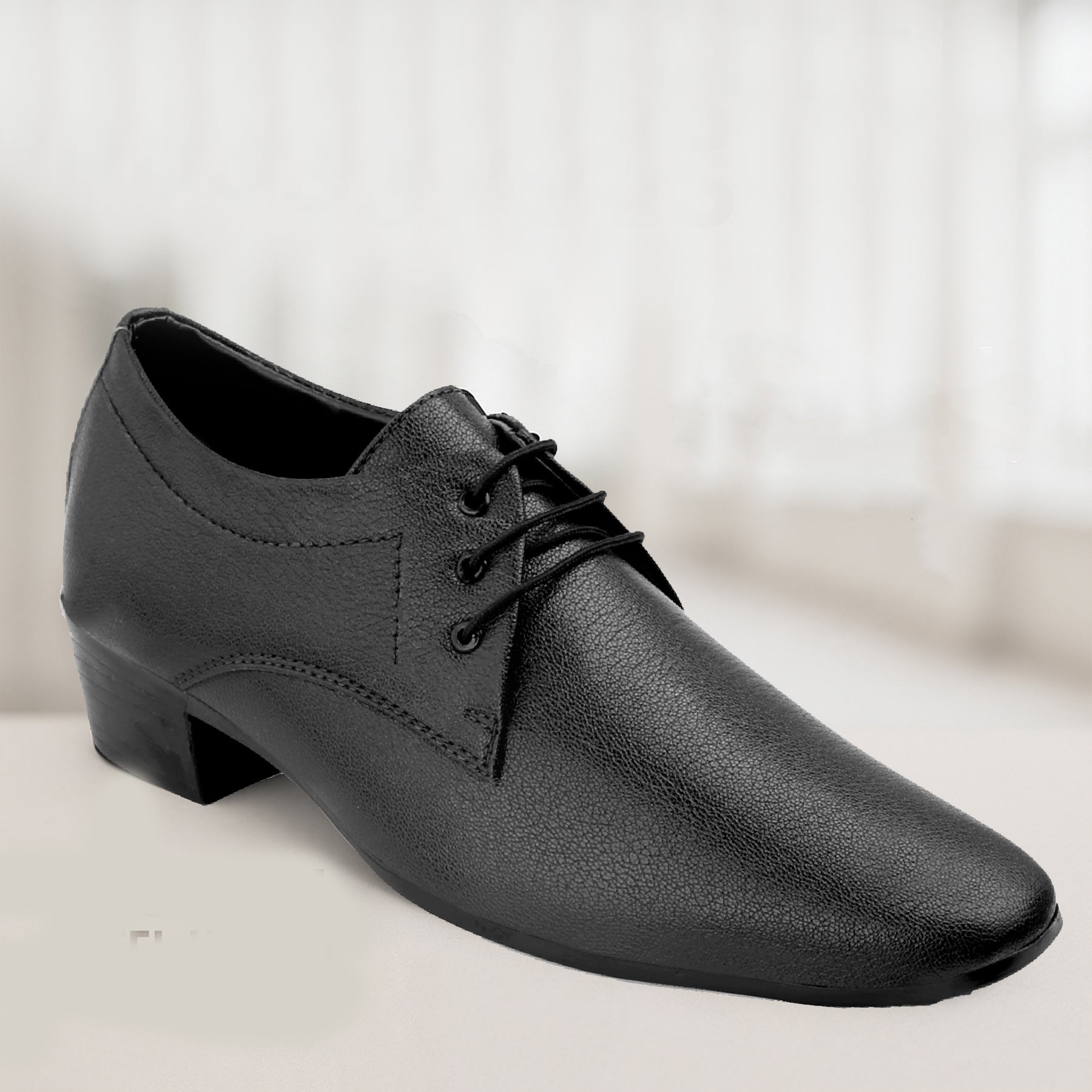 Mens Office Wear Height Increasing Derby Formal Shoes