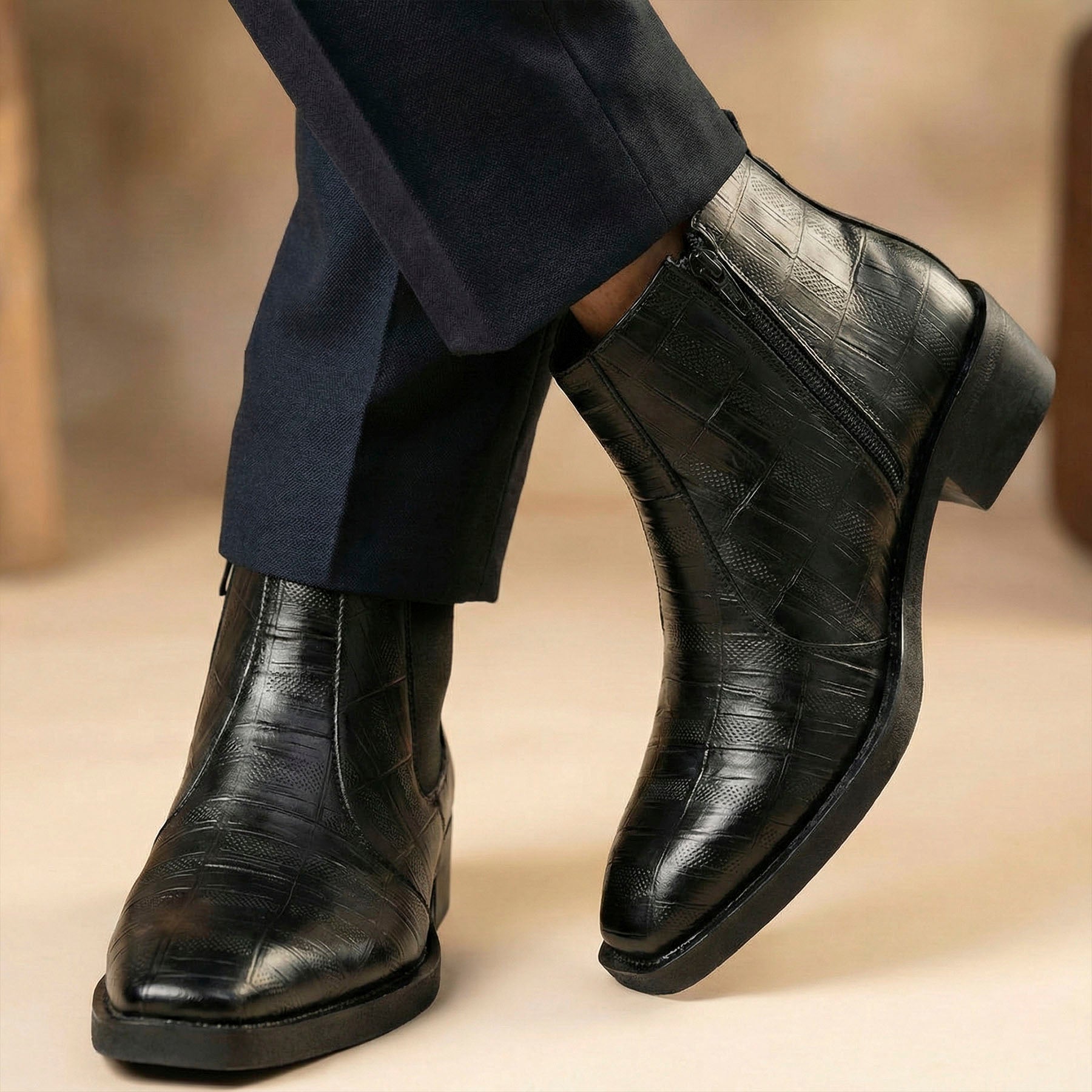 BAXXICO Mens Premium Chelsea Boots Stylish Durable & All Day Comfortable
