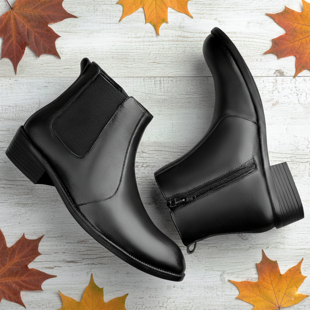 BAXXICO Mens Classic Elevator Boots Height Increase 2 Inches