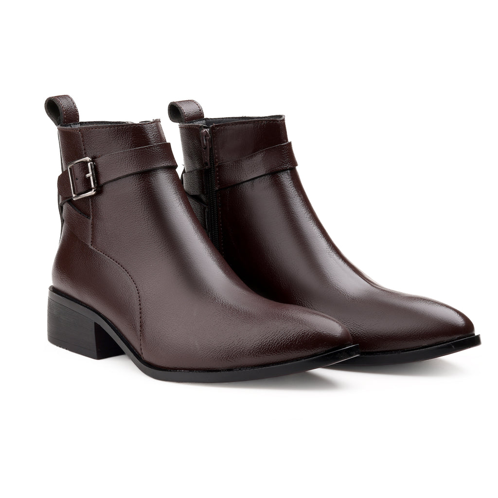 BAXXICO Mens Height Boost Boots for Formal & Casual Wear