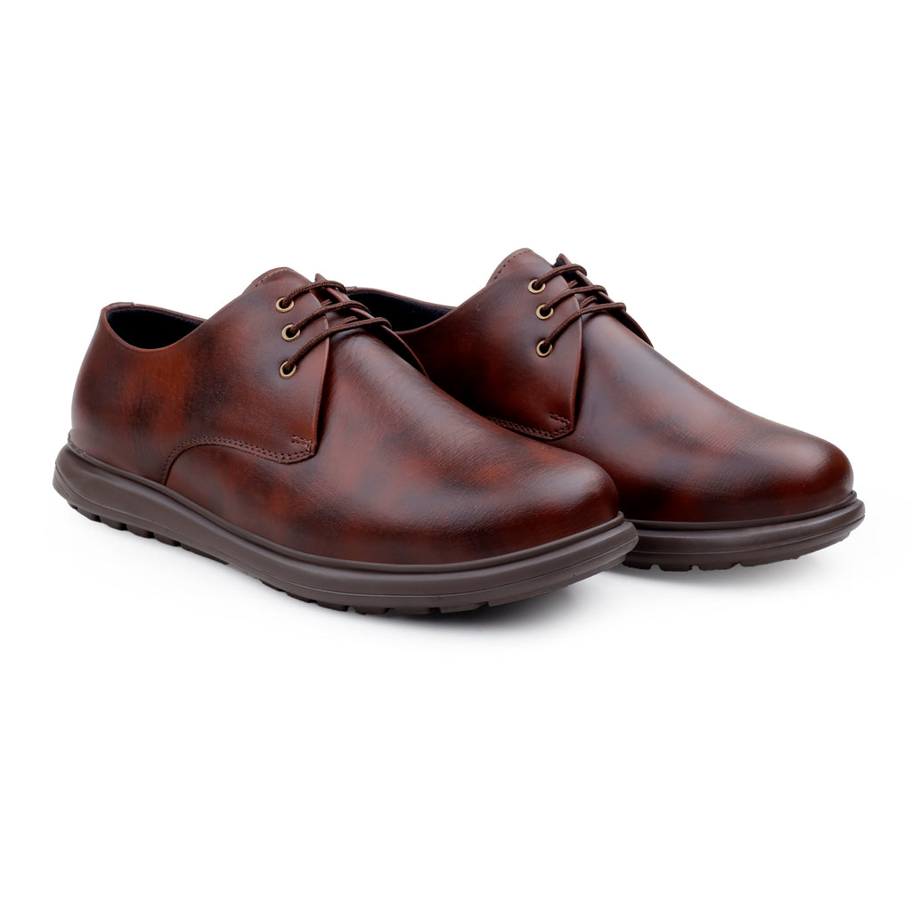 BAXXICO Modern Comfort Derby Shoes with Sleek Silhouette & Premium Everyday Wear