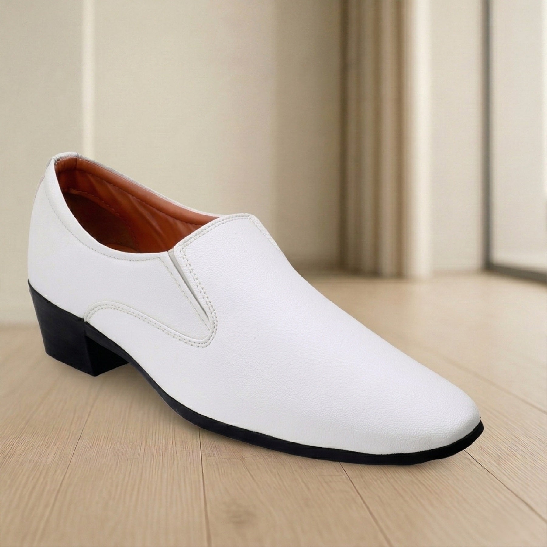BAXXICO Height Increasing Elevator Slip-on Formal Shoes for Men